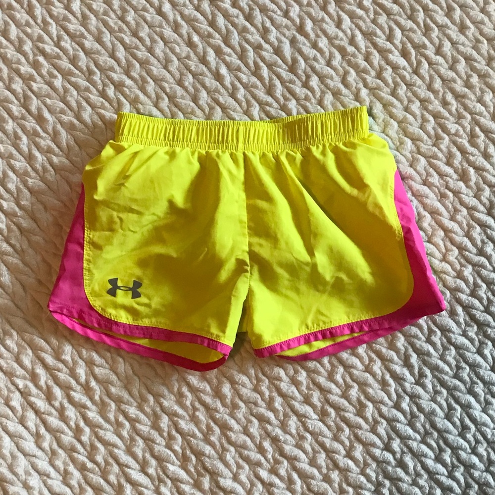 Girls Under Armour athletic shorts